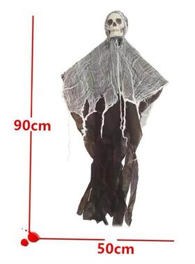 现货Halloween Hanging Ghosvt Skull Pendants for Halloween Pa