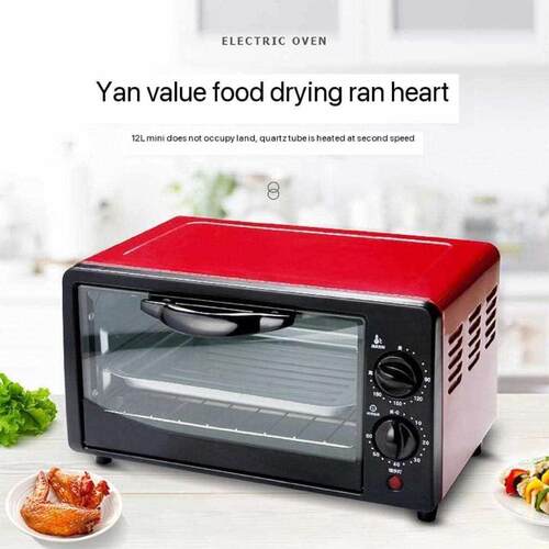 Electric Oven 12L Baking Pan Grilling Bread Toaster Oven烤箱