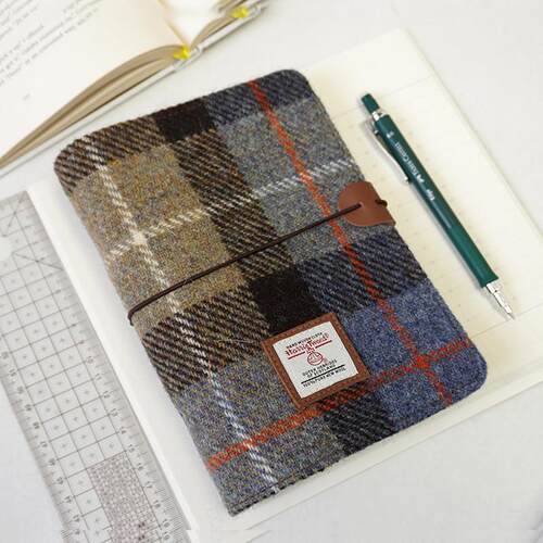 Harris Tweed Harris Tweed Strange A6手帐便携式活页日程覆古笔