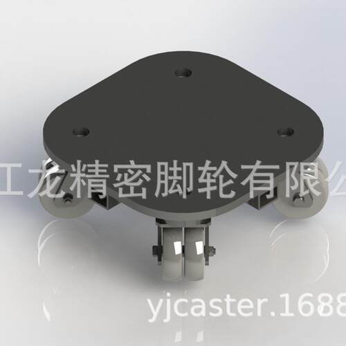 乌龟车脚轮超重拉杆龟车脚轮江脚轮万型K89向轮移乌动实龙心五金
