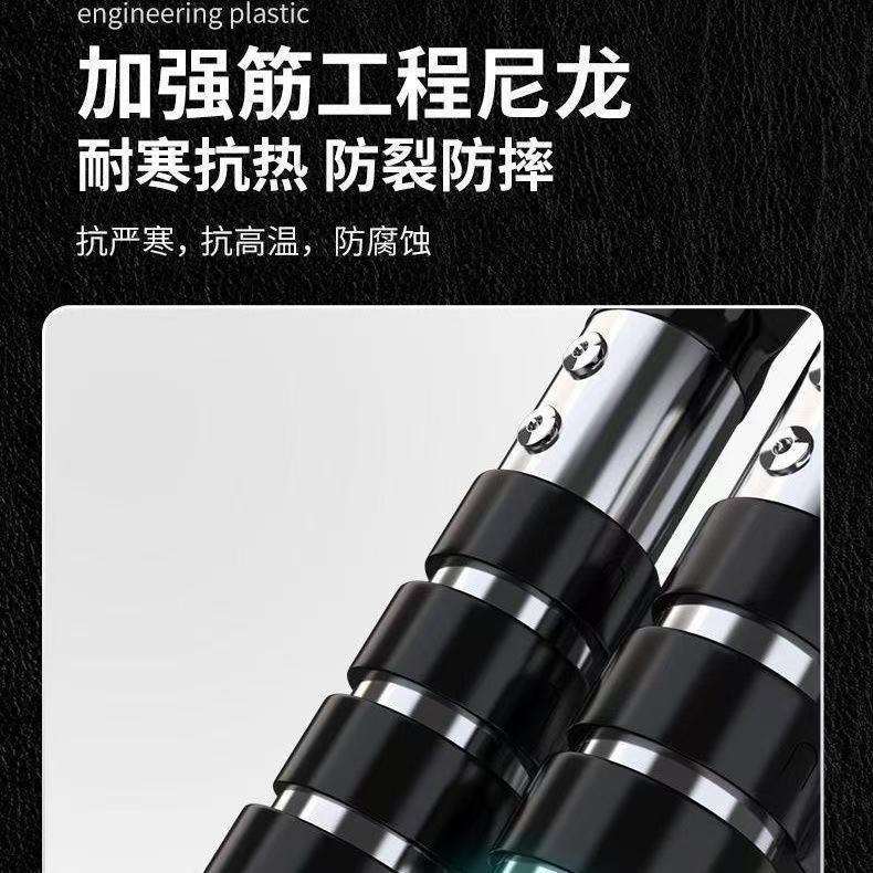 可升降伸缩梯不锈钢直梯折叠人字梯便携式家用梯子加厚户外工程梯