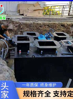 小型地埋一体化污水处理设备 耐腐蚀养猪场工厂生活废水处理设备