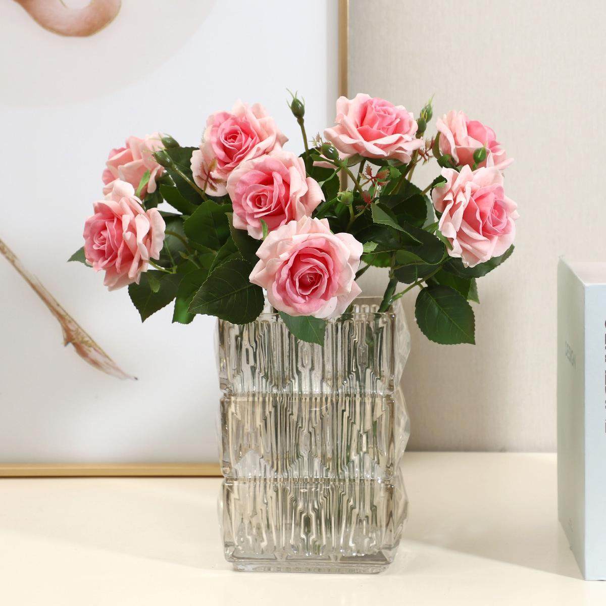 法式复古油画焦边玫瑰高级仿真手捧花束多头假花婚礼拍摄仿生干花,鲜花速递/花卉仿真/绿植园艺,仿真绿植,淘宝优惠券,粉丝福利购,淘宝优惠卷