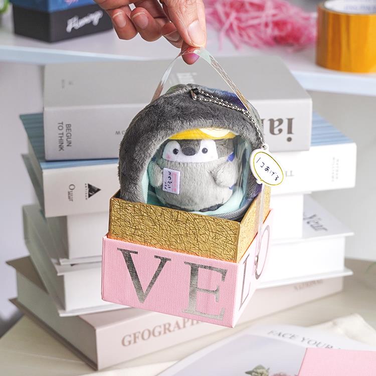 正能量小企鹅包挂件毛绒公仔书包挂饰玩偶可爱钥匙扣情侣闺蜜礼物