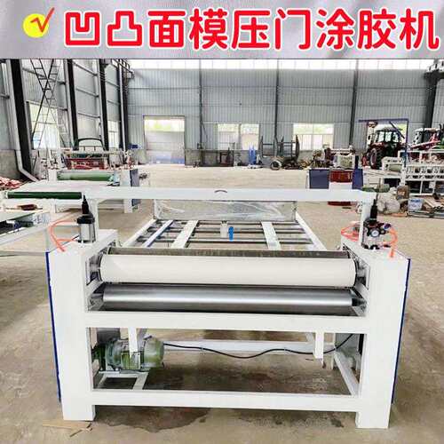 发泡胶条AB双组份涂胶机自动滚涂进料单双面胶合板大板过胶机