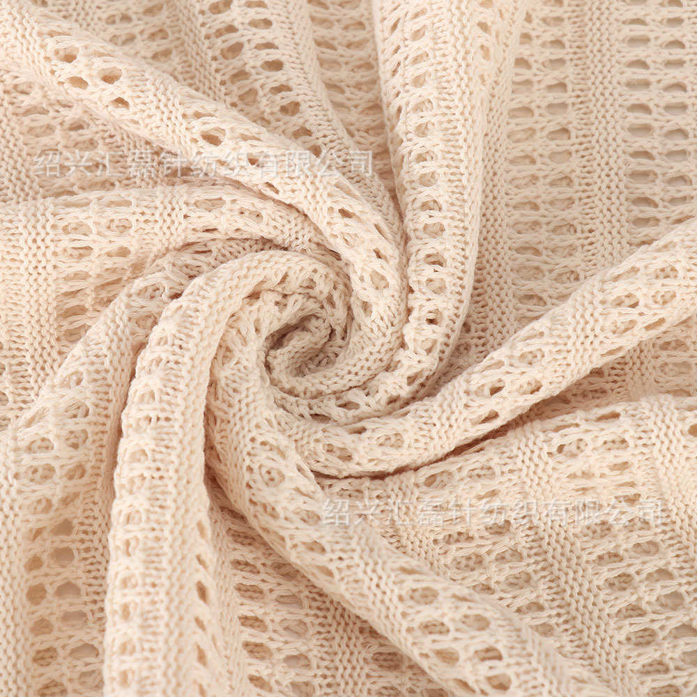 时尚新款面料对面料毛线针粗个性针织横提花孔布筒移提花机厂家
