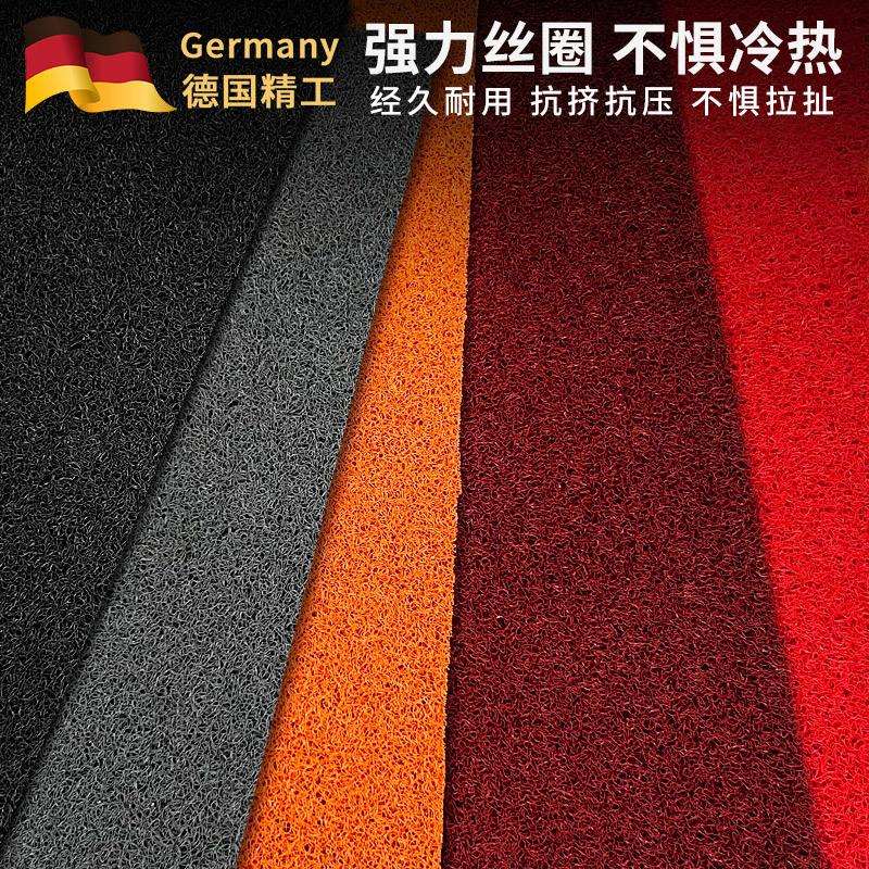 防滑地垫加厚牛筋底丝圈防静电橡胶垫宠物过道健身房地毯条状塑料