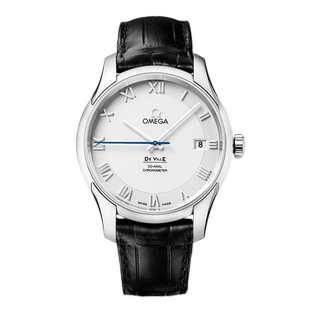 欧米茄碟飞系列精钢自动机械手表男表431.13.41.21.02.001 9.8新