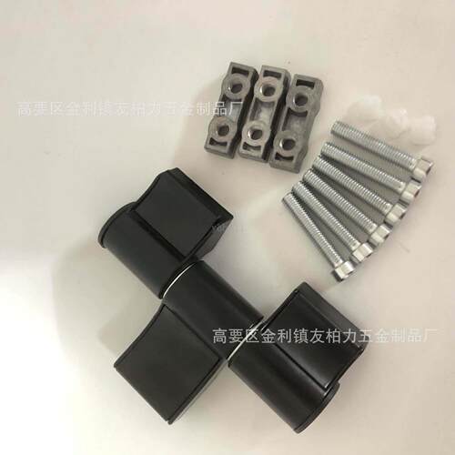 三节铰链断桥铝合金合页有框门合页加重型肯德基门三维可调门合页