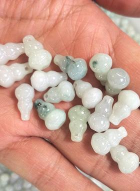 新款 珠宝翡翠吊坠×毫米左右小葫芦摆件人物东南亚纯手工