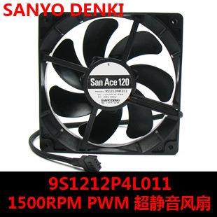 DENKI 9S1500 PWM 12CM 超静音机箱风扇 9S1212P4L011