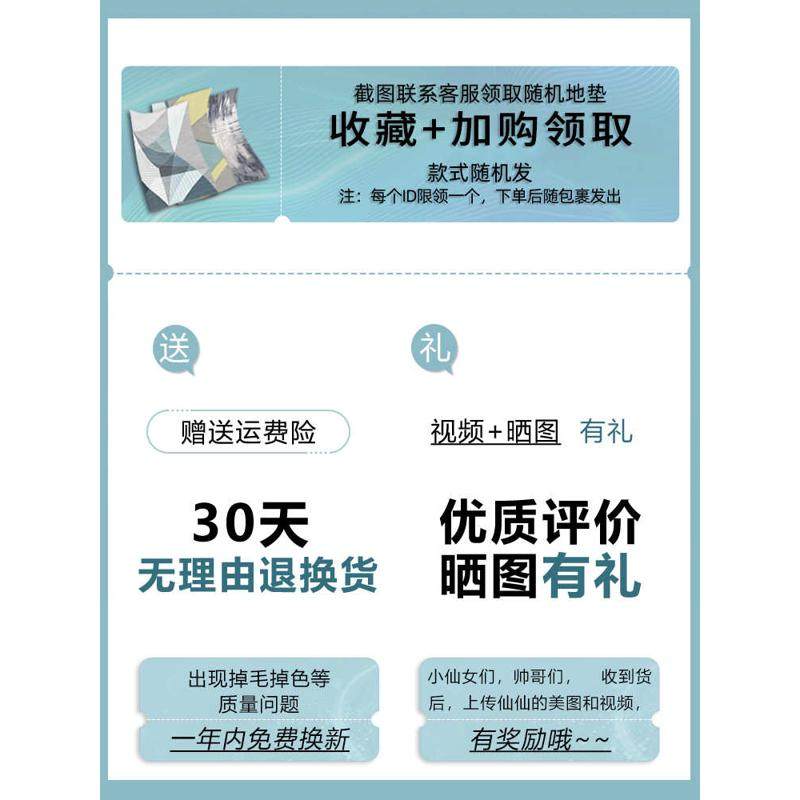 隔音沙发高级现代客厅奢轻室家垫卧简约网用地垫大面积红地毯茶几,居家布艺,地毯,淘宝优惠券,粉丝福利购,淘宝优惠卷