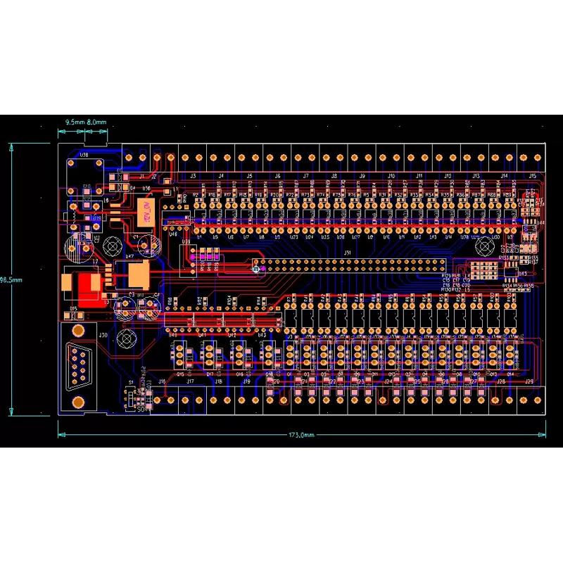 15 stm32单片机仿三菱PLC FX2NFX3U系列源码FX2N方案量产资料PCBA