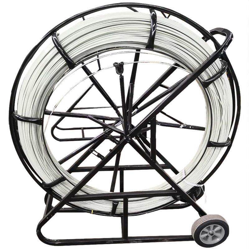 电工穿线工具玻璃钢管道穿线器引线器通信穿管器12#100米带架子