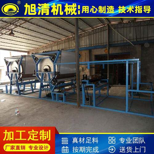 热销导热油双辊筒复合机保温材料压衬百洁布贴合机