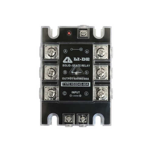 三相交流固态继电器 HS3D4G-60A 工业级三相固态继电器三相一体化