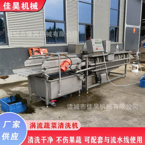 土豆丝涡流清洗机切菜连续清洗去杂排渣清洗机果蔬气泡清洗机