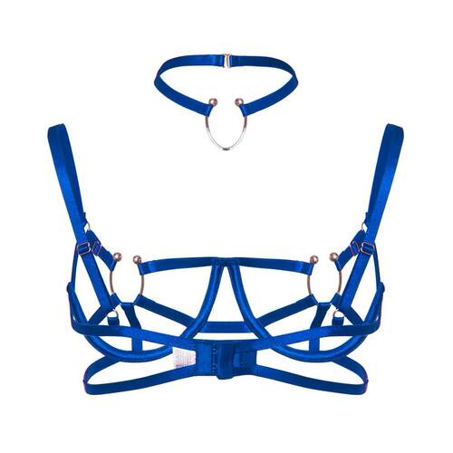 Metal hollow ribbon neckband underwear 金属镂空织带围脖内衣
