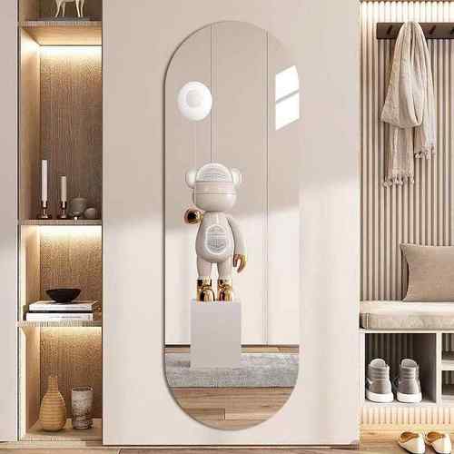 镜子家用贴墙软镜子自粘全身镜卧室衣柜门试衣镜宿舍亚克力穿衣镜