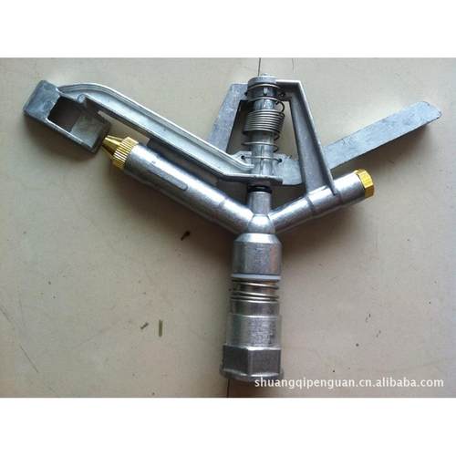 1寸合金旋转式双喷头 草坪园林 摇臂喷头 喷灌 灌溉农业