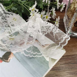 荷叶边花边 9CM无弹蕾丝花边 帽子花边 服装 现货批发 辅料