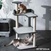 新款 猫咪爬子架猫窝猫树一体小户猫抓树大型猫跳台占地小猫架猫型