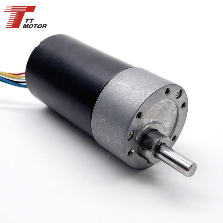 厂家供应37MM无刷减速马达偏心出轴内置驱动器24V无刷电机高扭矩
