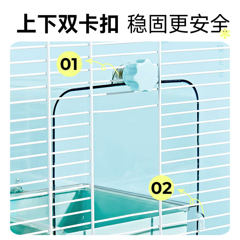 yee鹦鹉浴室鸟用洗澡盒盆沐浴器玄凤牡丹虎皮小太阳洗澡笼子鸟笼