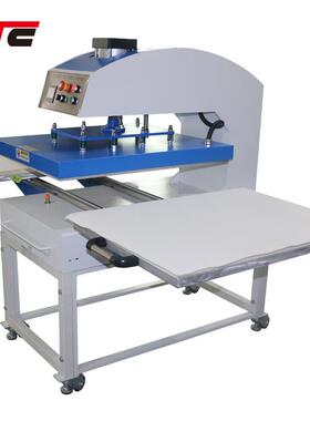 STC直销50X70气动双工位热转印机 烫钻压烫机印花机烫画机