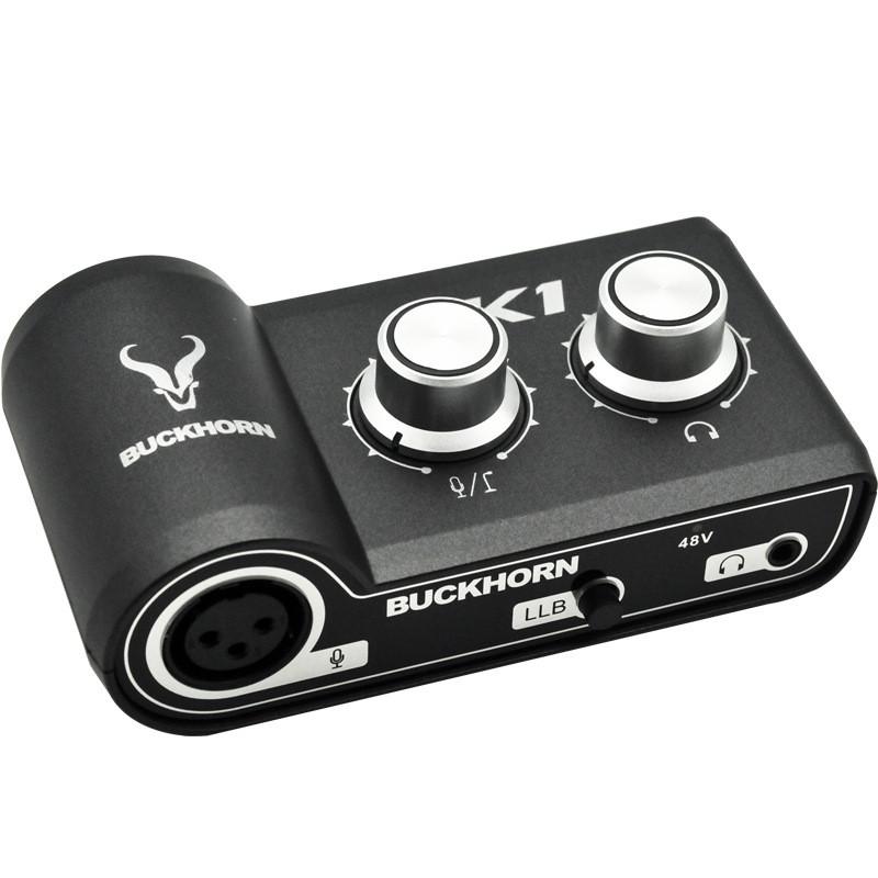 Buckhorn跳羚k1声卡USB外置声卡手机电脑网红主播录音直播K歌电台