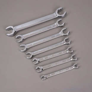 工业级双头开口油管扳手汽车刹车油管专用拆卸扳手手动工具套装