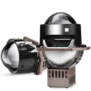 新款 LED车灯120W汽车双光双灯杯透镜大灯 汽车led透镜大灯改装