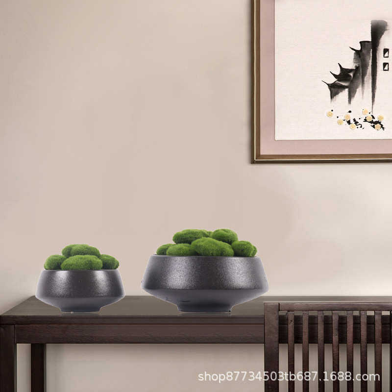 售楼部仿真盆栽苔藓盆景花艺绿植客厅中式样板房家居软装饰品摆件,鲜花速递/花卉仿真/绿植园艺,仿真绿植,淘宝优惠券,粉丝福利购,淘宝优惠卷