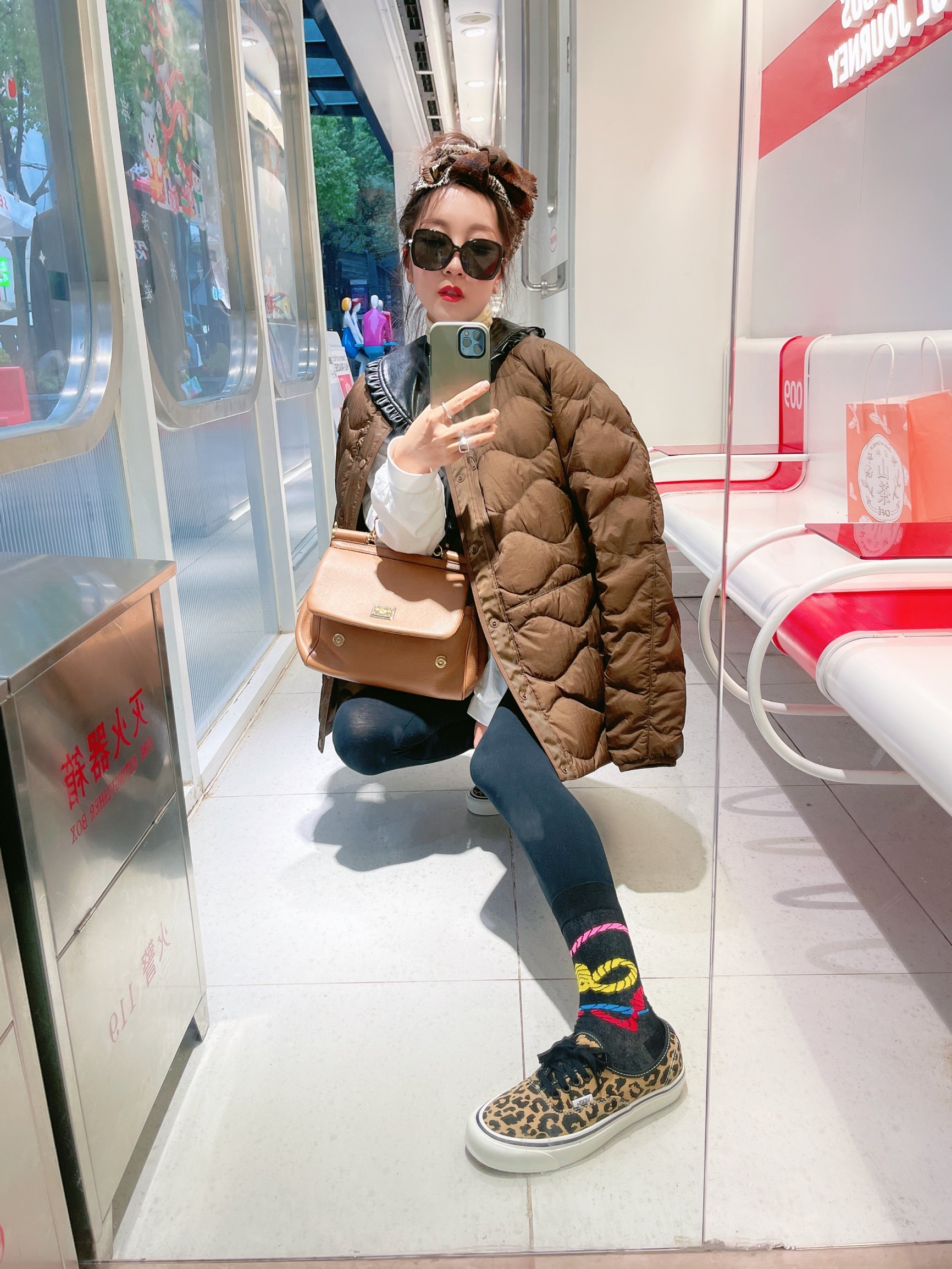 VANS 范斯 Authentic 44 DX 情侣款 印花安纳海姆豹纹 帆布鞋 双重优惠折后￥239包邮