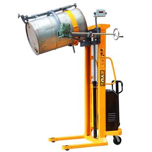 YL520A 1倒桶车带磅称倒料称抱桶电子秤电动塑料油桶秤带称重功能