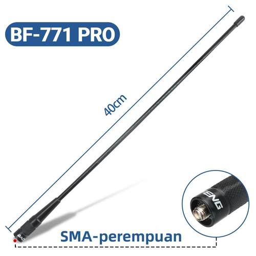 BF-771PRO双段UV天线高增益大功率户外手台宝锋对讲机天线配件