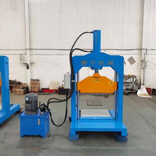 邢台振宇导柱大块橡胶切断机刀宽716压力30T切料机液压切胶机