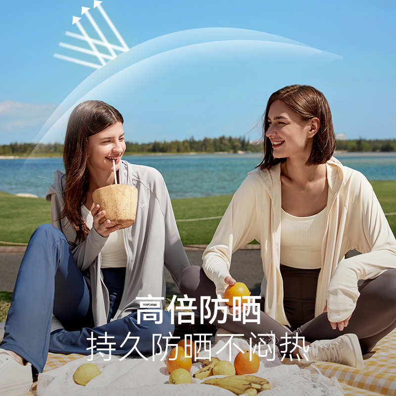 ohsunny防晒衣女款短款户外宽松外套夏季防紫外线透气薄款防晒服