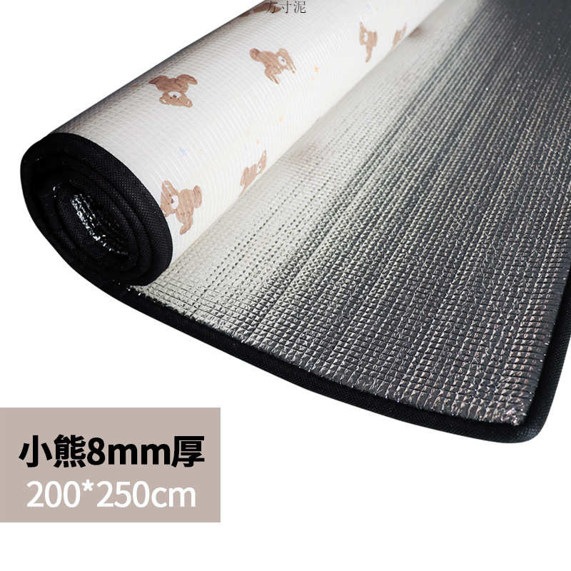 户外加厚防潮垫野餐双面铝箔垫露营防水地垫睡垫铝膜垫野营帐篷垫