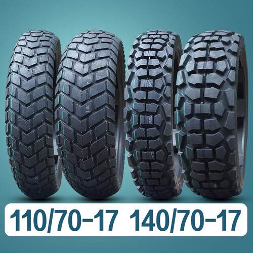 110/140/70-17龟背防滑全地形轮胎越野胎适用本田CB190X CBF190TR