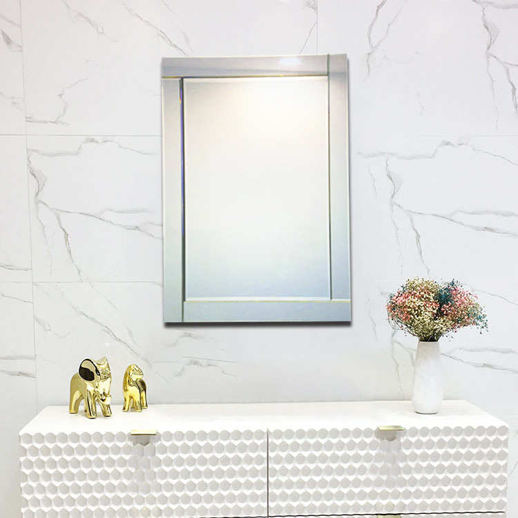 简约台装饰墙卫生间梳妆台壁挂镜柜浴室浴室洗手镜化妆镜酒店时尚