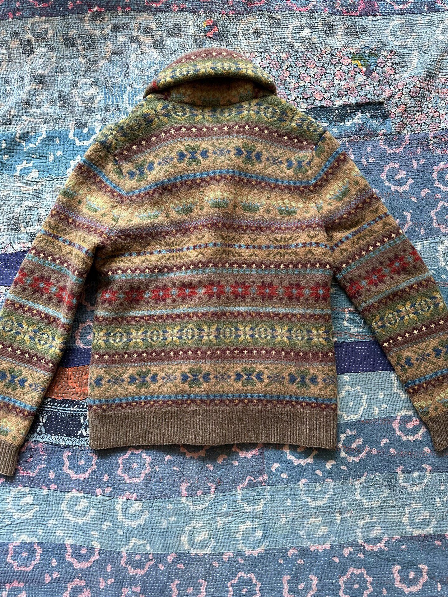 POLO RALPH LAUREN Wool Fair Isle Cardigan — front