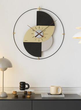 ozoom高大w气轻TYOS286奢档挂钟时现代艺术钟表挂墙客厅墙面装饰