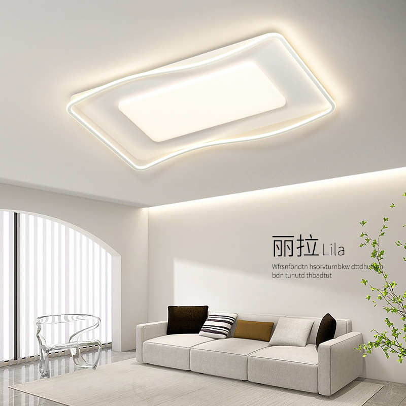 客厅吸顶灯创意北欧极简奶油风led灯个性简约现代浪漫温馨卧室灯