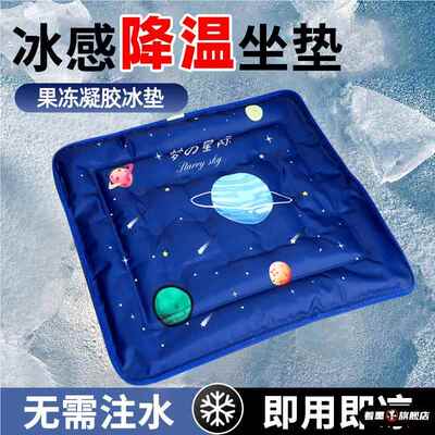 夏天冰垫坐垫透气凉垫办公室屁垫汽车椅子降温水垫学生冰凉枕水袋