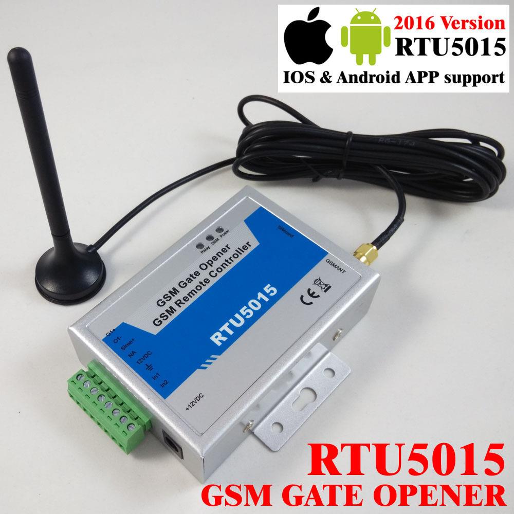 RTU5015 手机遥控自动门,车库门控制器,报警器 IOS,安卓APP支持