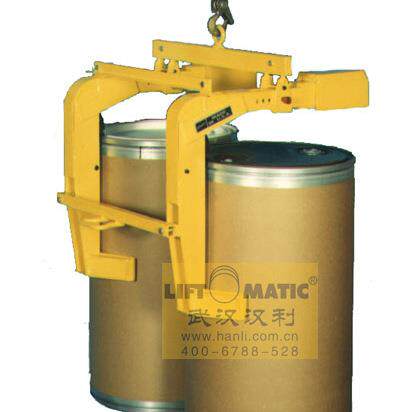 武汉HCB-2双桶吊车用桶夹油桶钢桶搬运夹具