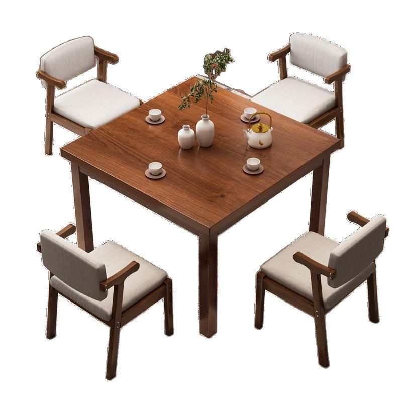 实木小方桌正方形八仙桌餐桌掼蛋专用桌棋牌桌打牌桌子四方桌茶桌