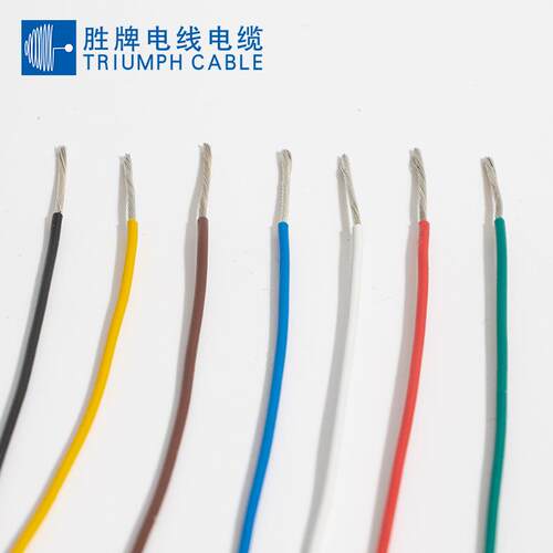 胜牌厂家直供高温线F46-200度0.5mm耐高温电子线 耐油耐酸耐碱