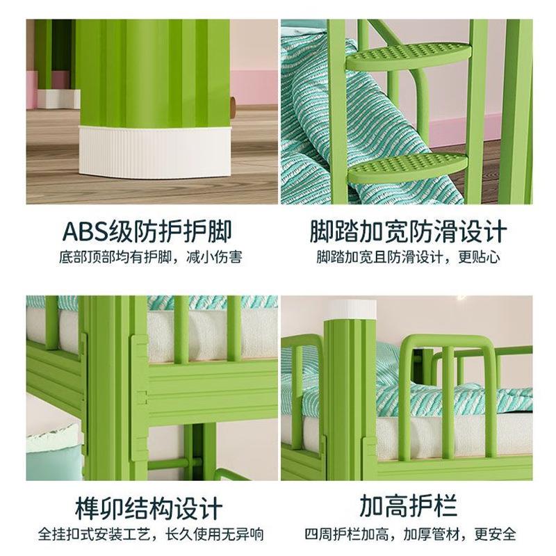 午班托幼儿床床午休高低床园儿童床上下铺铁床双层床男女孩铁架床